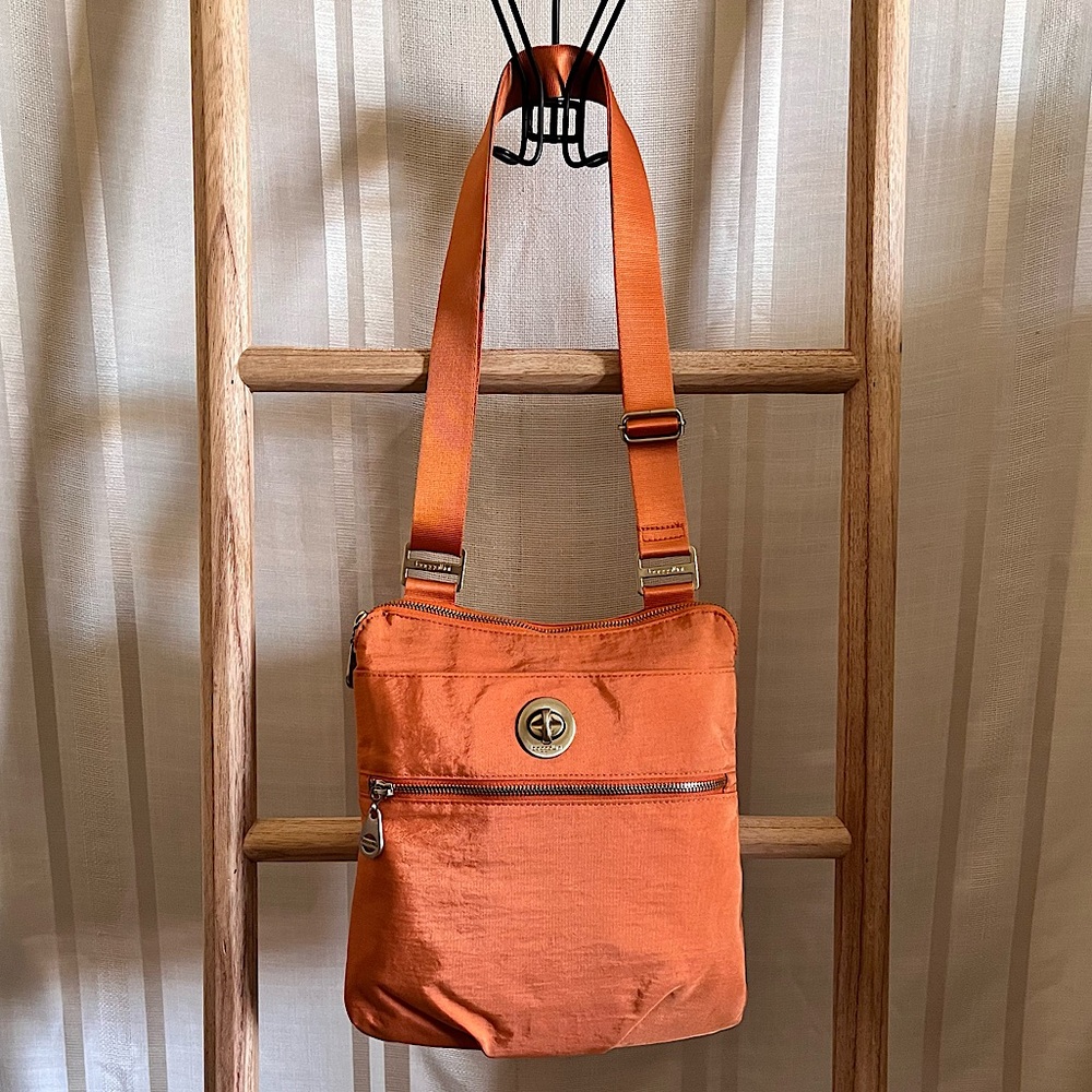 Orange Baggallini Crossbody Bag